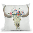 Bohemian Rising Ii On White Throw Pillow By Emily Adams