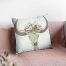 Bohemian Rising Ii On White Throw Pillow By Emily Adams