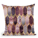 Dreamy Stained Glass Throw Pillow By Elisabeth Fedrikson