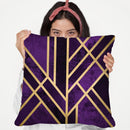 Art Deco Royal Throw Pillow By Elisabeth Fedrikson