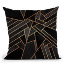 Black Night Throw Pillow By Elisabeth Fedrikson