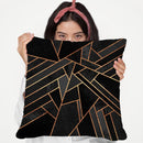 Black Night Throw Pillow By Elisabeth Fedrikson