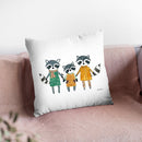 Neighborhood Pals X Throw Pillow By Farida Zaman