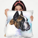 Boxer I Throw Pillow By George Dyachenko