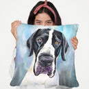 Great Dane I Throw Pillow By George Dyachenko