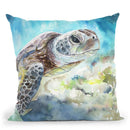 Sea Turtle Throw Pillow By George Dyachenko