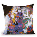 The Virgin 1913 Throw Pillow By Gustav Klimt