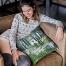 Kirche In Cassone Throw Pillow By Gustav Klimt