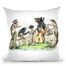 Bluegrass Gang Throw Pillow By Holly Simental