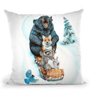 The Big Hill Throw Pillow By Holly Simental