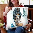 The Big Hill Throw Pillow By Holly Simental