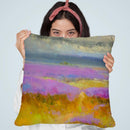 Field Of Lavenders 1 Throw Pillow By Image Conscious
