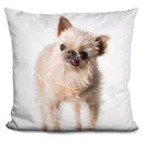 Griffin StandingUare Throw Pillow