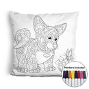 Corgi coloring pillow Made In USA