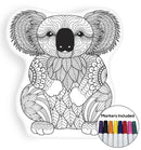 Coala coloring pillow Made In USA