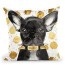 Blessed Frenchie Throw Pillow by Jodi Pedri