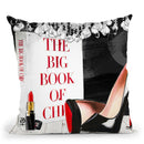 Book Of Chic Throw Pillow by Jodi Pedri