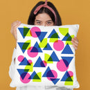 Geometric Xx Throw Pillow By June Journal