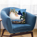 The Back Of The Fuji Throw Pillow By Katsushika Hokusai
