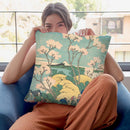 Fuji From Gotenyama On The T_kaid_ Atinagawa (T_kaid_inagawa Gotenyama No Fuji) Throw Pillow By Katsushika Hokusai