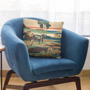 Poem By Tenchi Tenn_ Throw Pillow By Katsushika Hokusai
