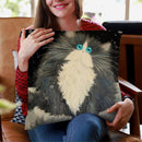 Big Blod Throw Pillow By Kim Huskins
