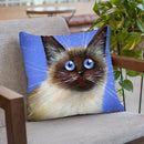 Blue Caboose Throw Pillow By Kim Huskins