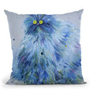 Blue Persian Throw Pillow By Kim Huskins
