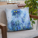 Blue Persian Throw Pillow By Kim Huskins