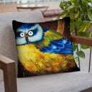 Brian The Bluetit Throw Pillow By Kim Huskins