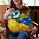 Brian The Bluetit Throw Pillow By Kim Huskins
