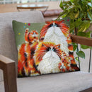 Eight More Paws Throw Pillow By Kim Huskins