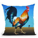 Famous Frank Throw Pillow By Kim Huskins