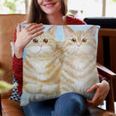 Felix & Oscar Throw Pillow By Kim Huskins
