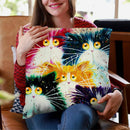 Flash Mog Multicoloured Throw Pillow By Kim Huskins