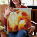 Ginger Tom Throw Pillow By Kim Huskins