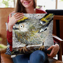 Goldcrest Throw Pillow By Kim Huskins