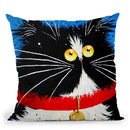 Jim Throw Pillow By Kim Huskins