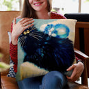 Kit Nap Throw Pillow By Kim Huskins