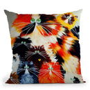 Kitty Litter Throw Pillow By Kim Huskins