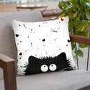 Loving Feline Throw Pillow By Kim Huskins