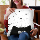 Loving Feline Throw Pillow By Kim Huskins