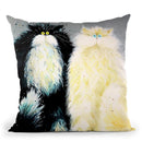 Mr And Mrs Throw Pillow By Kim Huskins