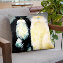 Mr And Mrs Throw Pillow By Kim Huskins