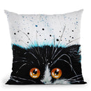 Oumia Peeking Throw Pillow By Kim Huskins