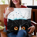Oumia Peeking Throw Pillow By Kim Huskins