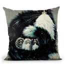 Purrtection Throw Pillow By Kim Huskins