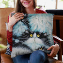 Family Of Fur Throw Pillow By Kim Huskins