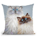 Sully And Bucky Throw Pillow By Kim Huskins