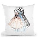 Dresses Throw Pillow By Lana Leonteva